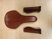 Siodełko rowerowe plus chwyty VELO