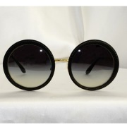 DOLCE & GABBANA Italy DG2179 czarne złote okulary muchy gucci prada lv