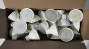 Zestaw 25szt. żarówek LED MR16 / 4W 12V 6500K białe światło / bdb.
