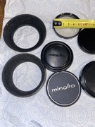 Zestaw filtrów ,szkieł oraz pokryw do aparatu Minolta i nie tylko