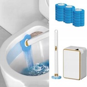 Szczotka Do WC TIKTOKA Jednorazowy Zestaw Czyszczenie Toalet+18 Zapasowych