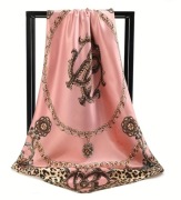 Lekki Satynowy szal damski Apaszka Nowa