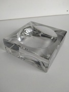 Popielniczka art deco szkło rżnięte 