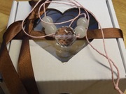 Naszyjnik Nefryt kryształ kryształowa kula 2cm pomysł na prezent na święta