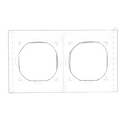 Uszczelki IP44 simon 54 do ramki podwójnej NOWE