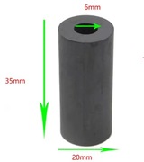 Dysza do piaskowania fi6 z węglika boru 35x20x6