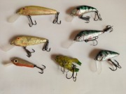 7 x WOBLER żabka Hand made, ręcznie robione