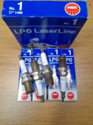 Oryginalne swiece zapłonowe NGK, LPG Laser Line, No.1/1496 (Japonia) 4 szt 