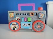Wesoły radiomagnetofon radio ucz się i śmiej  szczeniaczka fisher price