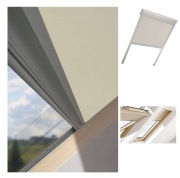 Roleta zaciemniającca ARF/051 55x78 Beż do okna dachowego Fakro manualna