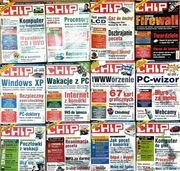 CHIP magazyn komputerowy 2002 rok/ 12 wydań  +płyty 