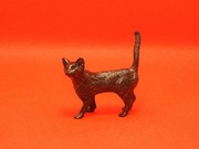 kot - odlewana figurka z brązu - miniaturowy kotek typ 6