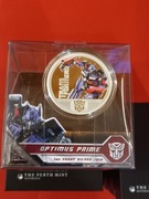 OPTIMUS PRIME-TRANSFORMERS2009/1ozPROOF SILVERCOIN-THE PERTH MINT/HASBRO