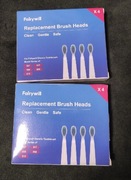 8szt. KOŃCÓWKI WYMIENNE DO SZCZOTECZKI SONICZNEJ SEAGO FAIRYWILL CZARNE