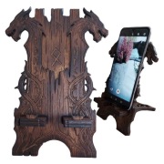 Podstawka Na Telefon Wyjątkowy Stojak Drewniany Na Telefon