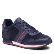 HUGO BOSS sneakersy junior jak nowe zamsz granat ORYGINAŁ 40