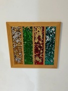 tablica sensoryczna z cekinami