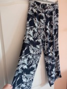 M&S Szerokie Spodnie Damskie Wiskoza Rozmiar 42/14