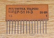 Układ scalony hybrydowy EP-51H-3 generator impulsu opóźnień UNITRA TELPOD