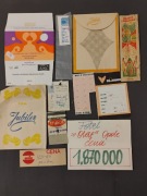 PRL metki opakowania cenówki WPHW Jubiler Spółdzielnia Pracy  ZPDz zestaw