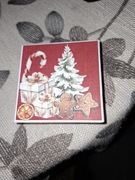 Pudełko ręcznie robione na upominek świąteczny 