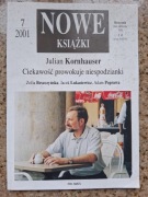 Nowe Książki - miesięcznik nr 989 (7/2001) Julian Kornhauser
