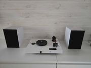 Pro-Ject JUKEBOX E1 SET HIFI Biały Gramofon + głośniki - nowy