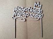 Toper na tort  personalizacja