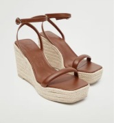 NOWE koturny MANGO wedges sandały na koturnach 38