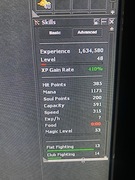 Tibia realesta 7.4 nexoria 2025 81ek, 49ms, 43ed,9paladin 15magic 2x pack