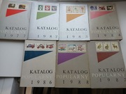 KATALOG POPULARNY ZNAKÓW POCZTOWYCH ZIEM POLSKICH 1977,82,83,84,86,87,88.