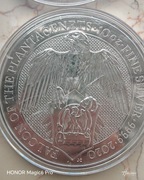 Srebrna moneta Bestie królowej 10oz Falcon 