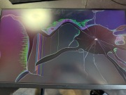 Monitor LG 32GQ850 32” zbity sprzedaje jako dawca części