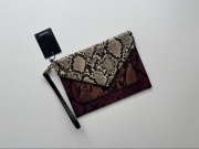 Kopertówka Mango nowa print zwierzęcy beżowa brązowa bordowa