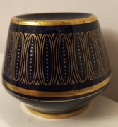 Bawaria Lindner kobalt Mignon świecznik bibelot