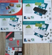 Folia do laminowania laminacji A4 A5 A6 zestaw 