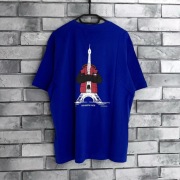 Koszulka t-shirt the north face france tnf logo nuptse niebieska exploring