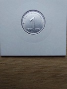 Niemcy, Rep Demokratyczna 1 pfennig 1953 A - małe A; stan I