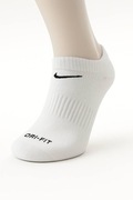 Nike Krótkie   Skarpety 6 Białe  par 42-46 Dri-Fit