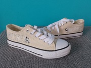 Sinsay Beżowe tenisówki z Myszką Mickey rozm.36