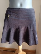 Desigual spódnica welurkowa brązowa 38