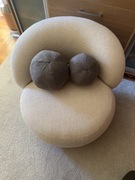 Poduszka ozdobna kulka okrągła piłka ball kula tkania boucle fi.30 kolor 6