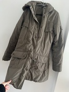 Płaszcz Adidas military long coat Green Hood 2008 vintage S