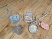 4 torebki oraz plecak dla dziewczynki