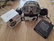 [SUPER} Helm/kask ASG ANTYFOG, Gogle ESS, Słuchawki Aktywne, PTT, inne