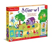 Gra planszowa Clementoni Edukacyjny zestaw 8 gier w 1