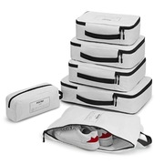 Zestaw 6 organizerów do walizki z materiału Tyvek