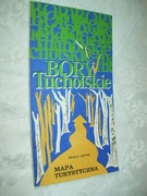BORY TUCHOLSKIE - MAPA TURYSTYCZNA - 1:125 000 - 1986