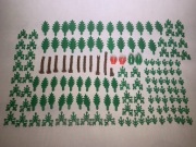 Lego elementy- drzewa i rośliny