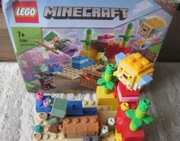 Lego 21164 Minecraft - Rafa Koralowa - Kompletny